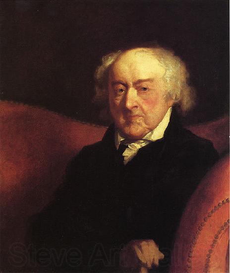 Gilbert Stuart John Adams Norge oil painting art